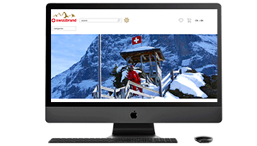 Website Swizzbrand  Swiss-made products Responsive design