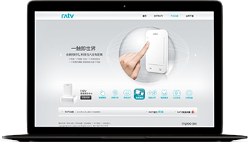 Website Rapoo  Wireless Responsive design